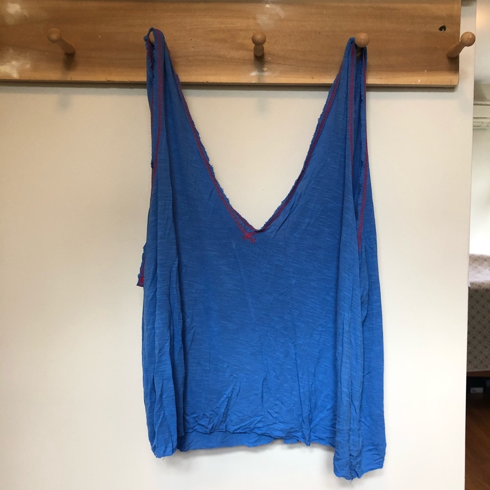 LF Emma & Sam oversized deep v tank top